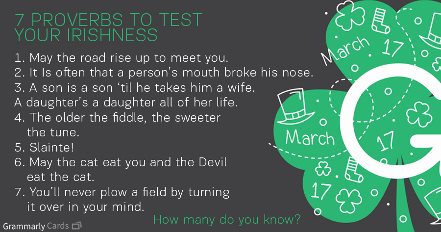 Proverbs to Test Your Irishness