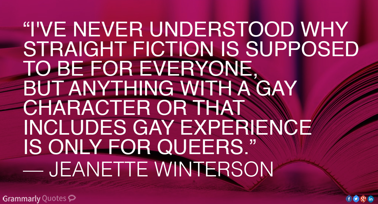 Jeanette Winterson quotation.