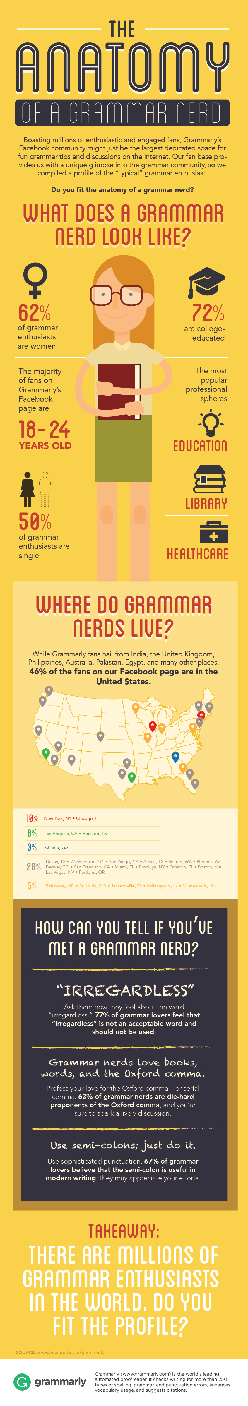 The Anatomy of A Grammar Nerd Infographic