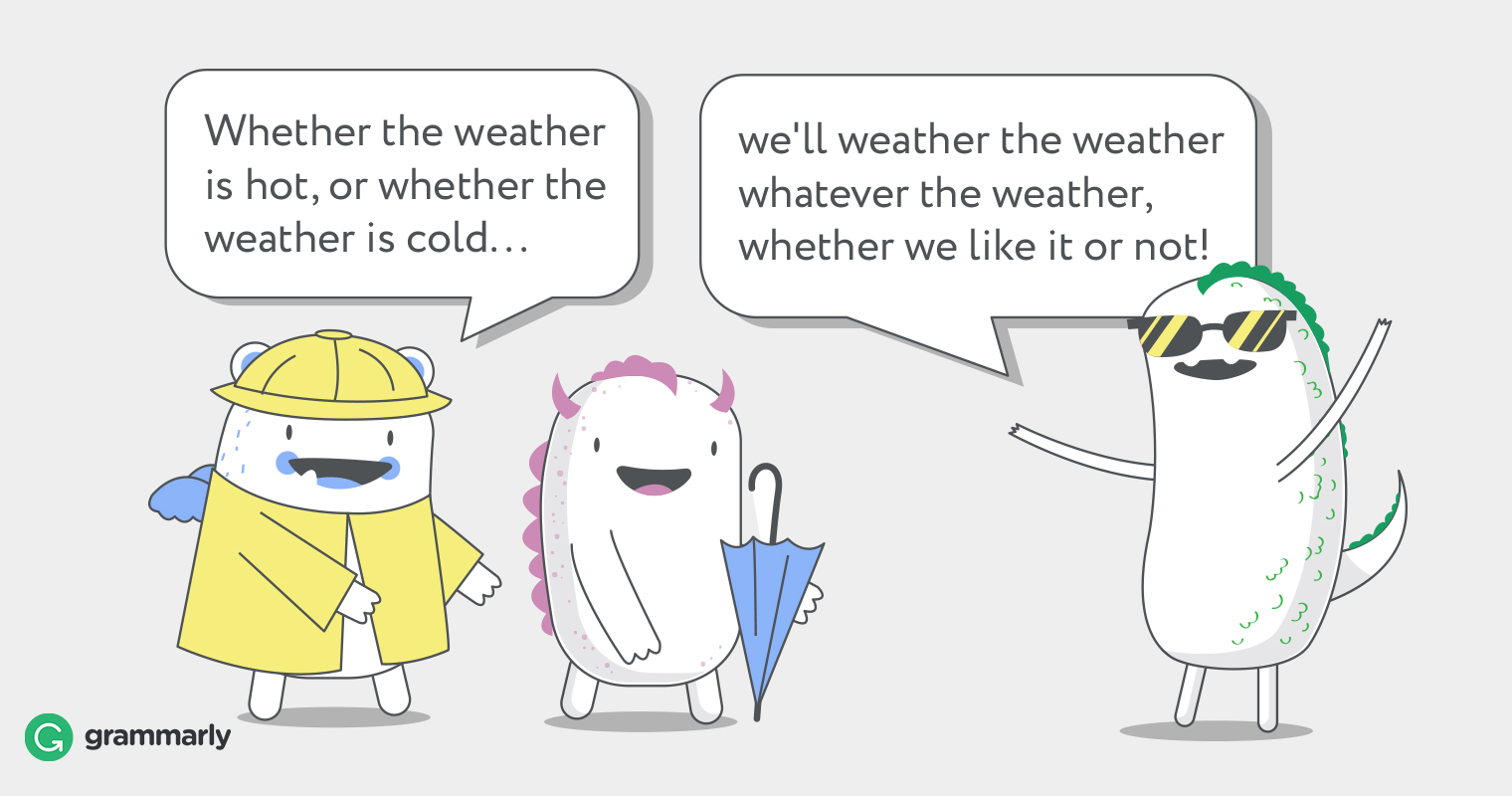 wether, weather, whether—what's the difference? | grammarly